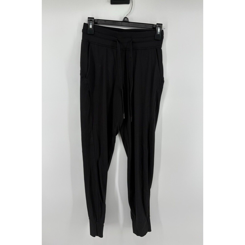 Lululemon Women's Size 4 Ready to Rulu High-Rise Jogger Logo Black